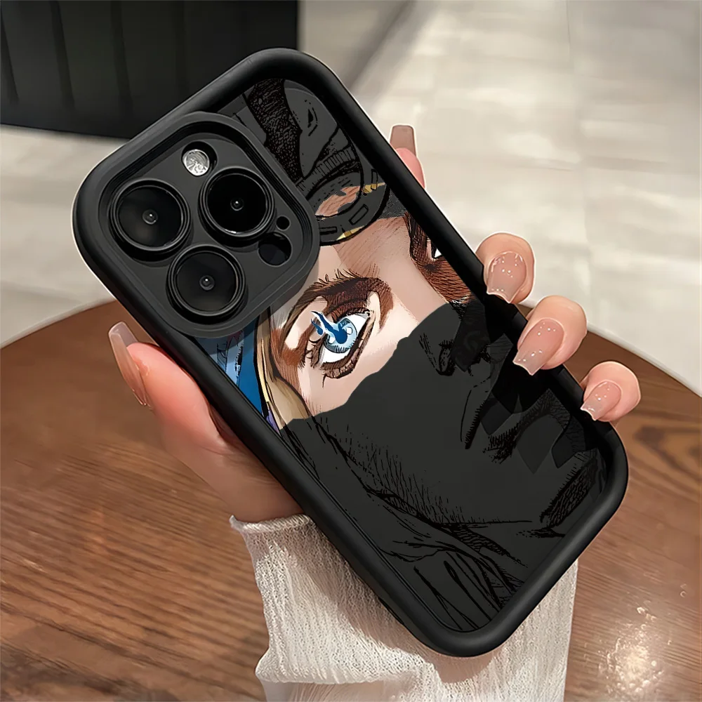 Anime JoJo Steel Ball Run Soft Phone Case - Stylish Protective Back Cover