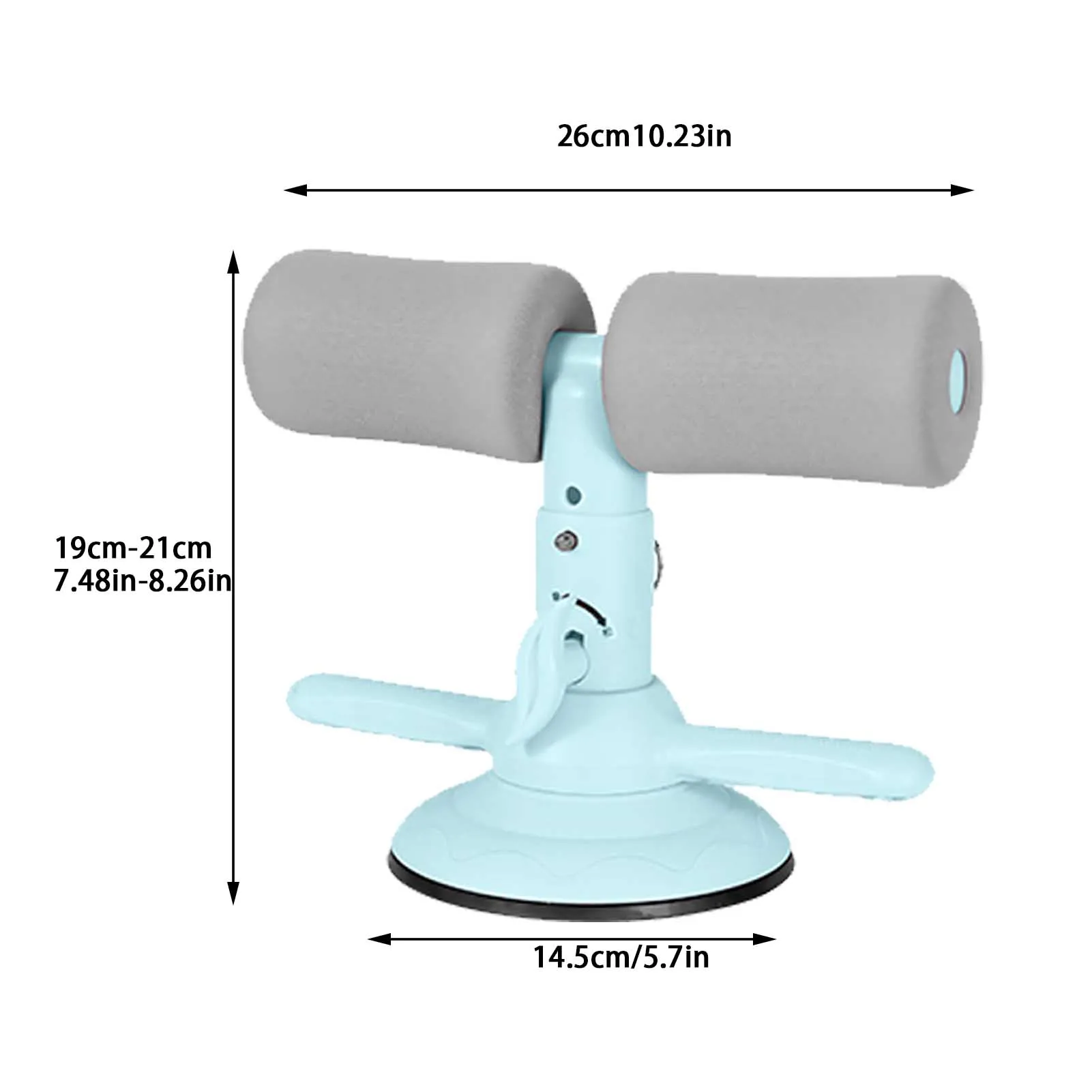 Sit Up Trainer Multifunctional Sport Sit-Up Bar Adjustable Abdominal Trainer Foam Handle For Home Suction Cup Builder Home