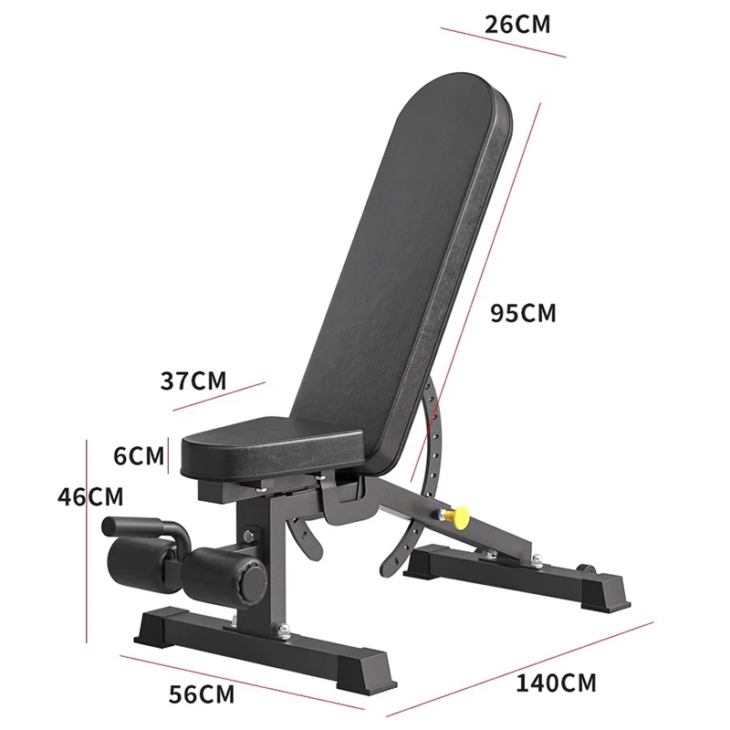 Dumbbell bench, home fitness, commercial barbell bench press, fly bird bench, multifunctional fitness chair, sit-up equipment