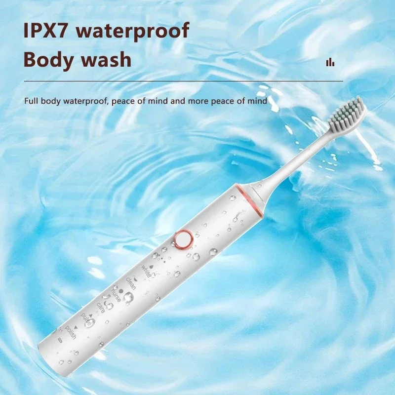 Xiaomi Youpin Sonic Electric Toothbrush USB Fast Charging Toothbrush Smart Timer Rechargeable Toothbrushes Replacement Heads Set 6