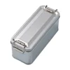 Metal tin silver black flip top storage box tool box coin candy key business card storage box with lid food tin box storage jar 3