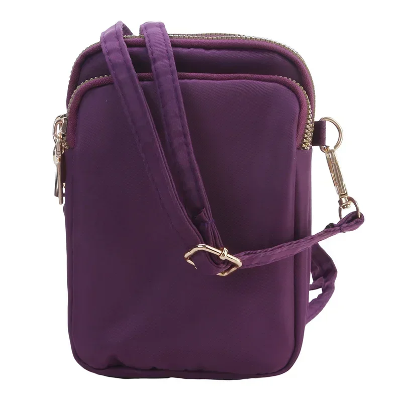 Stylish Crossbody Zipper Shoulder Bag - Multifunctional Handbag & Wristlet Purse with Sports Wallet Functionality