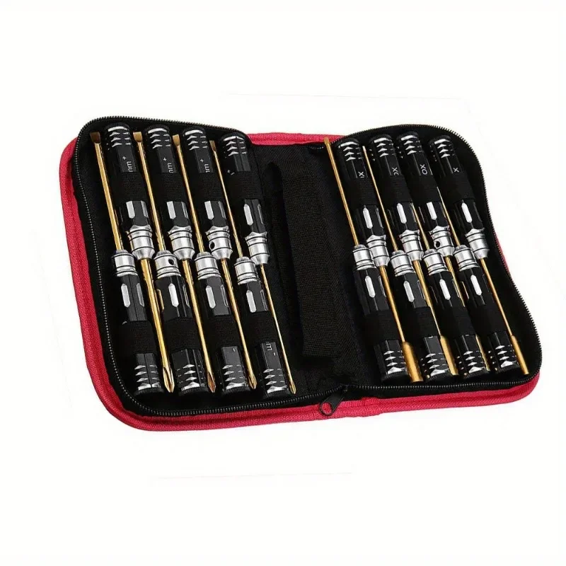 16 Piece Set of Aviation Model Screwdriver High-speed Steel Cloth Wrapped Aviation Model Tool 3