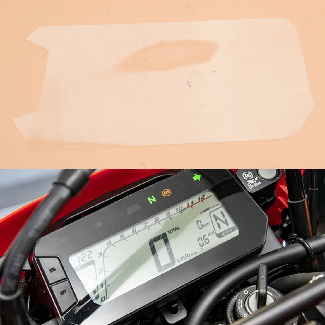 

Motorcycle TPU Dashboard Instrument Screen Protector Film Fit For Honda CRF300L Rally CRF 300L 2021