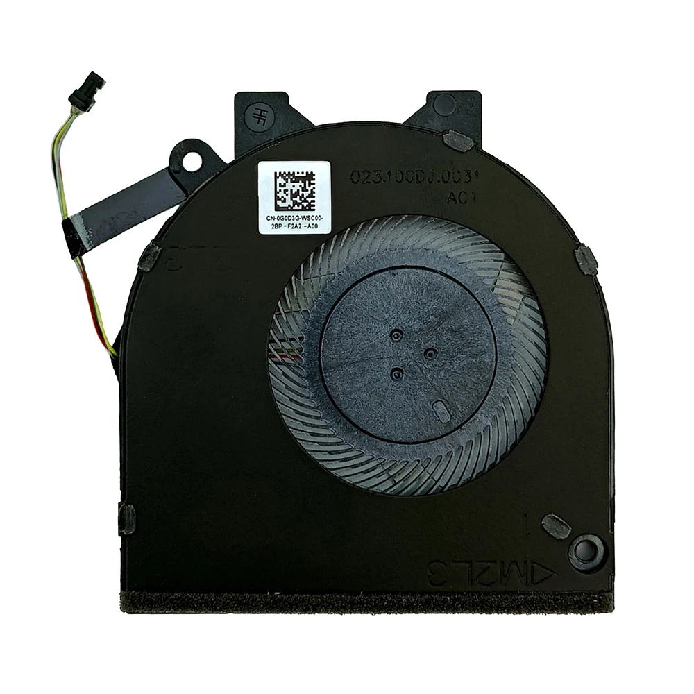 Computer Cooling Fan CPU Cooler Fan 5V 4 pin 0G0D3G for Dell Inspiron 14 5480 5481 5482 5488 023.100DJ.0011 connector