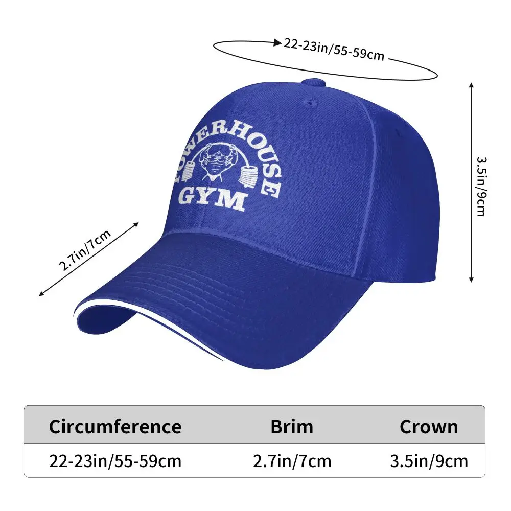 Powerhouse Gym Mode Bodybuilding Fitness Sport Baseball Cap Männer Hüte Frauen Visier Schutz Snapback Caps – Detail 33
