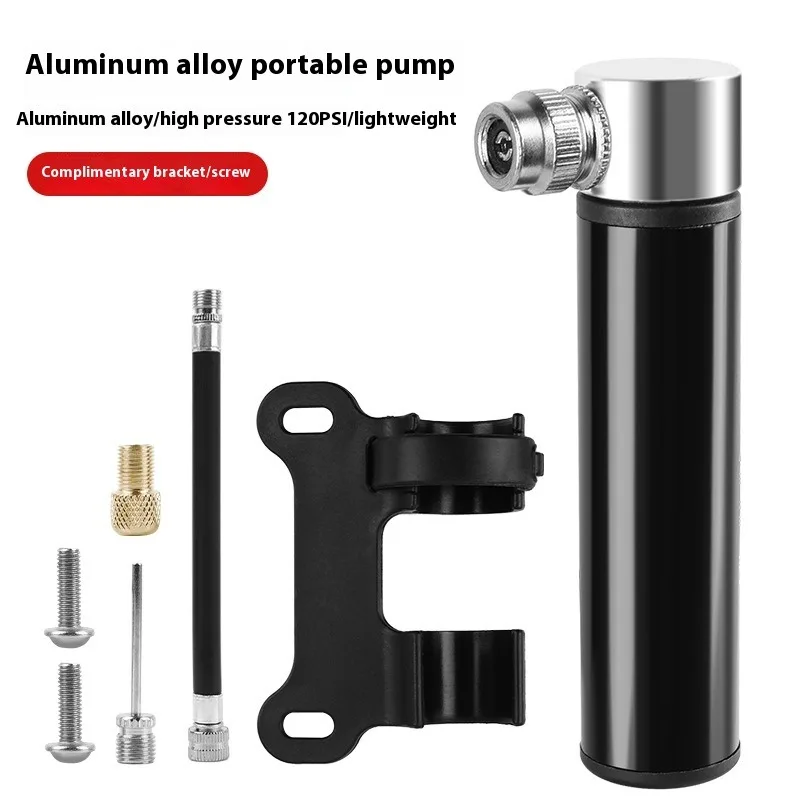 Compact High-Pressure Bicycle Tire Inflator – Mini Portable Bike Pump for Road and Mountain Cycling