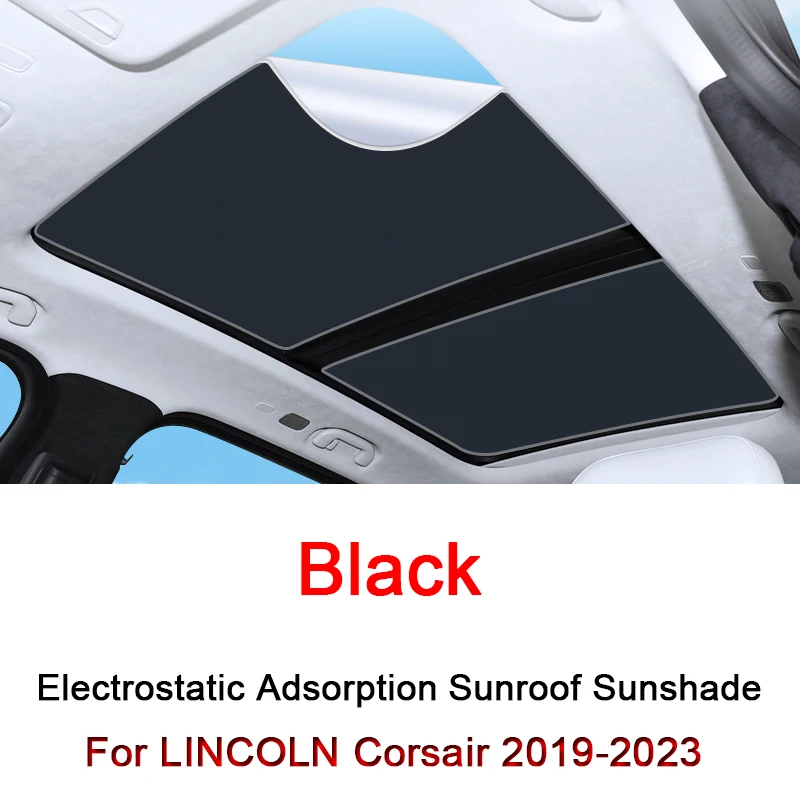 

Car Electrostatic Adsorption Sunroof Sunshade For LINCOLN Corsair 2019-2023 Heat Insulation Skylight Sticker Auto Accessories