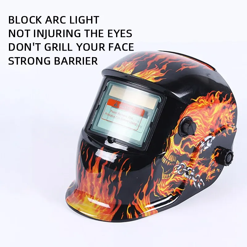 Máscara de Soldadura Solar automática, casco de soldadura de Color, resistente a altas temperaturas, protector, 1 unidad