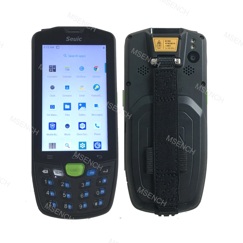 4G NFC PDA Barcode Scanner 1D 2D Android Handheld Terminal Rugged PDA 1D Bar code Scanner Data Collector PDA Scanner SEUIC photo scanner