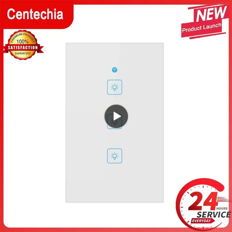 Us Wifi Smart Switch 90-250V 120 Modello App Con Funzione Rf Controllo Vocale/Remoto Funziona Con Amazon Alexa Home