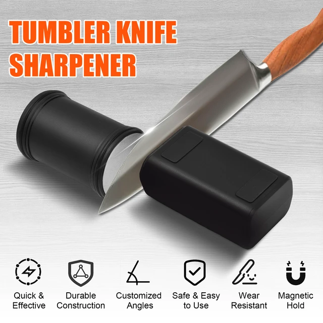 Tumbler Rolling Knife Sharpener Detachable Knife Sharpening Rolling Knife  Sharpening for Pocket Kitchen Knives Chef Knife Set - AliExpress