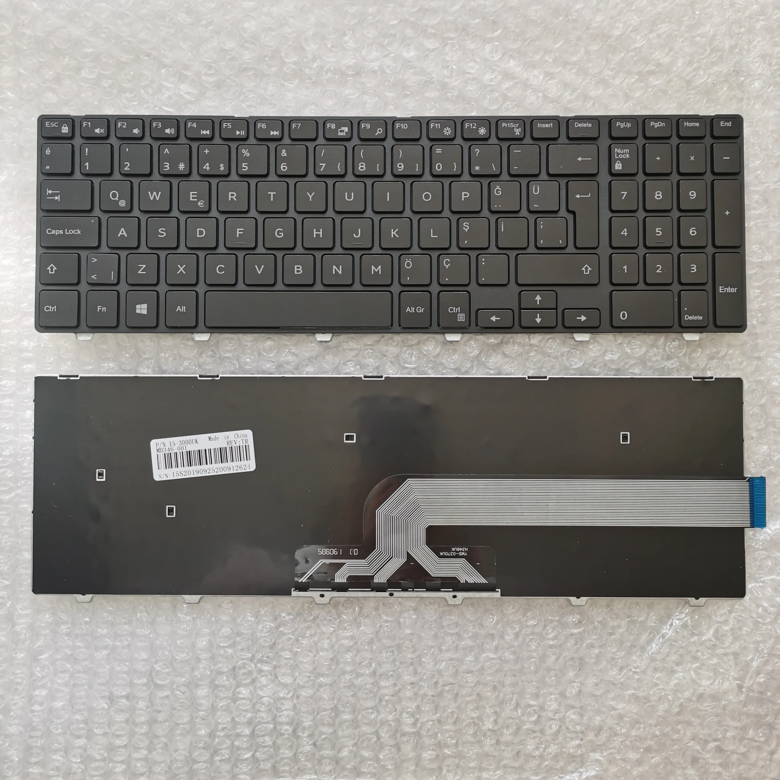 Xin Turco Tastiera Del Computer Portatile Per Dell Inspiron 15 3000 5000 3541 3542 3543 5542 5545 5547 15-5547 15-5000 15-5545 17-5000