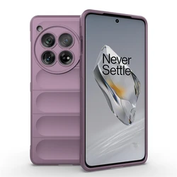 Shockproof TPU Protective Case Cover - Enhanced Lens Protection & Soft Bumper Design for Oneplus 12 (Purple)