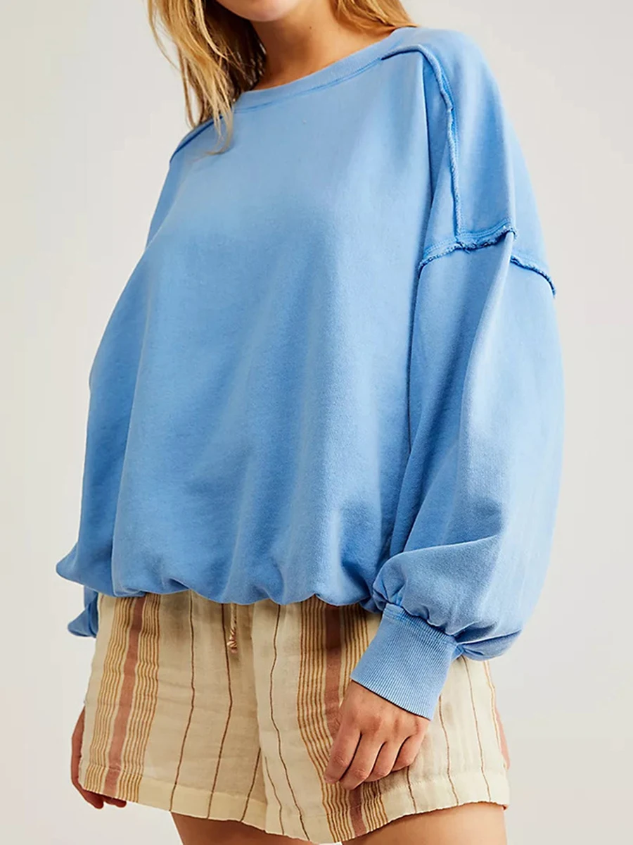 Women Crew Neck Sweatshirts 5