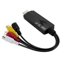 BGGQGG 1080P cable HD HDMI to AV RCA Black Converter Adapter Cable STB to Old TV Input port 1 x HDMI Output port 1 x RCA - Image 5