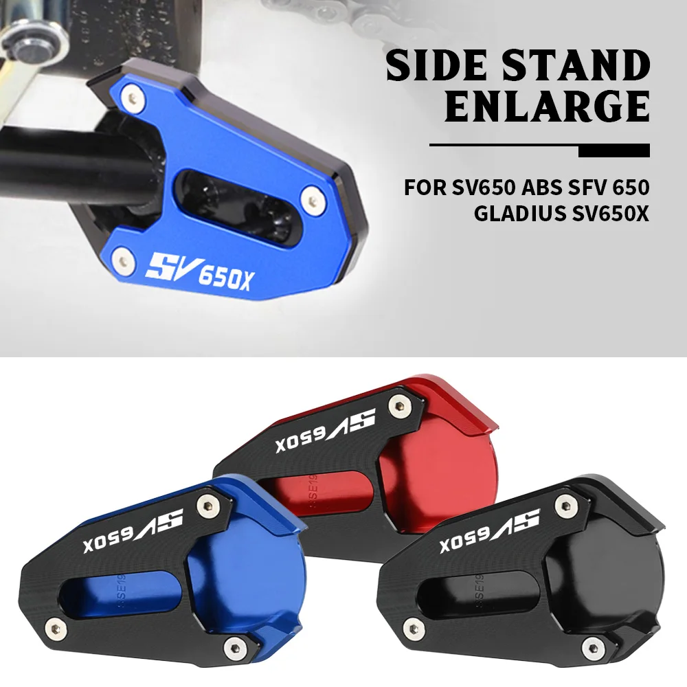 Sv450 Stand Kickstand Enlarger Support Extension Enlarge Base FOR SUZUKI SV650 ...