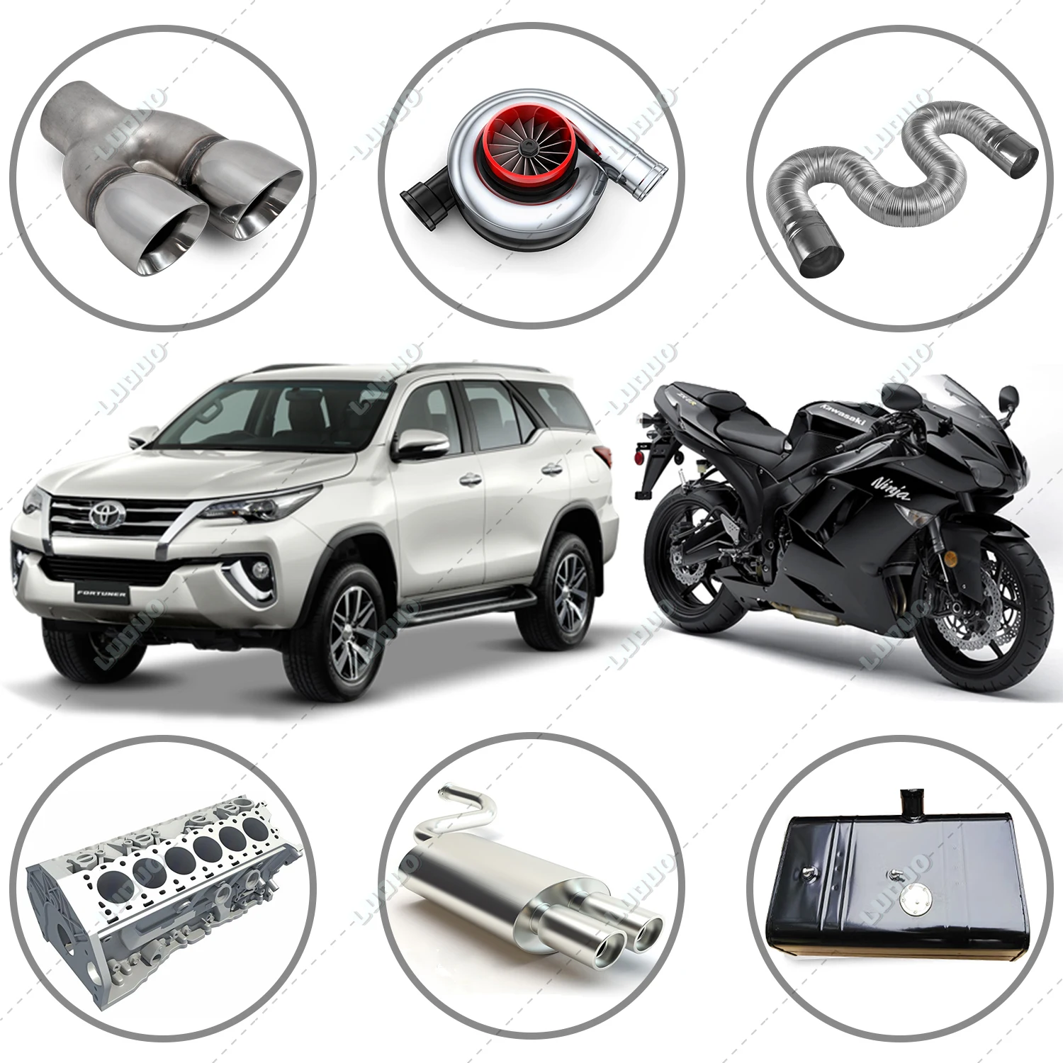 Car Exhaust Pipe Repair Glue For Motorcycle Auto Pipes Silencer Seal Welding Leak Repair High Temp Adhesive For Muffler Tailpipe 5