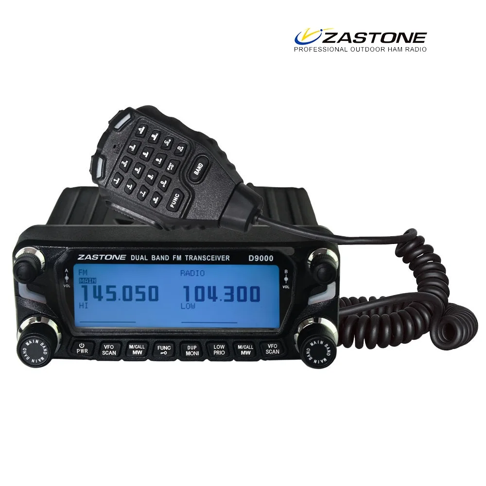 Zastone Zt-d9000 Mobile Radio 512-channel 50w Lcd Screen Vhf/uhf 