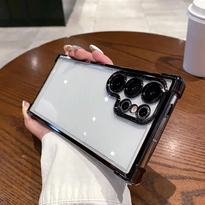 Electroplated Four-Corner Anti-Drop Protective Case