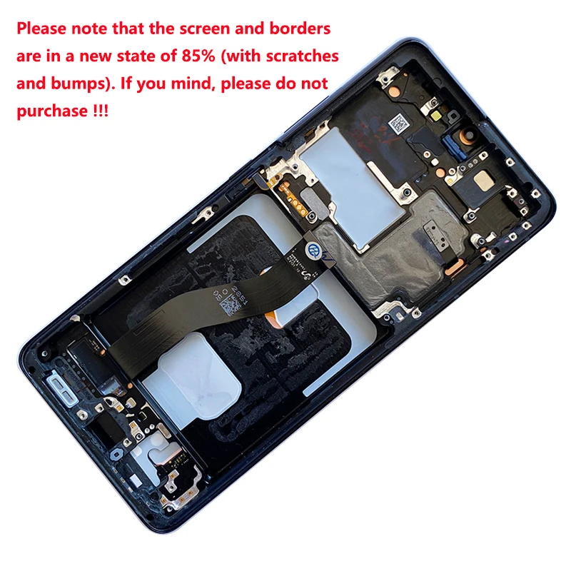 ũġ  Ƹ S21U LCD, Ｚ S21 Ʈ 5G G998F G998B LCD ÷ ġ ũ,   ǰ , 6.8 ġ