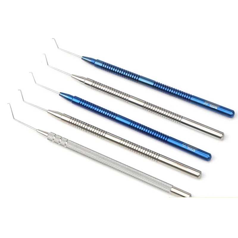 Ophthalmic microsurgical instruments - Super breast cleaver, fine nucleus cleaver, 90 degree 45 degree positioning hook