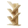 Desktop Tree-shaped bookshelf Livingroom multi-layer simple floor-standing fishbone bookcase bedroom Storage Kitchen Organizer 3
