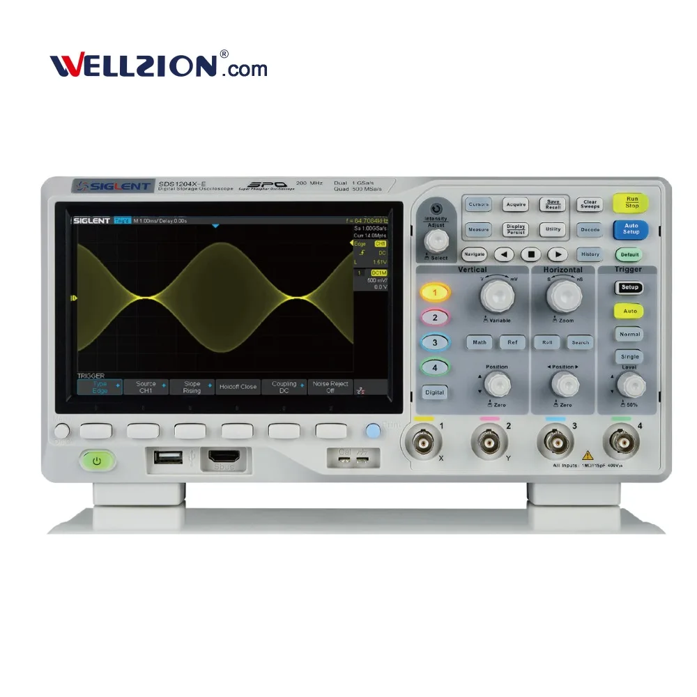 

SDS1104X-E,256-level Intensity Grading Display Phosphor Oscilloscope