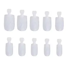 

Mini 500Pcs/Set Exquisite Full Cover Fake Nail Artificial Rhomboid Mold Easily Apply Fake Nails Attractive for Women