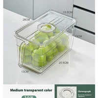 Boîte de conservation du réfrigérateur, boîte de conservation des aliments et des légumes de qualité alimentaire, boîte de stockage des boulettes glacées des fruits et des œufs 3