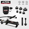 Head of Hydraulic Hole Digger SYK-15 Hydraulic Hole Punch Tool Hydraulic Knockout Tool Hole Puncher with Hand Pump APR-180 1