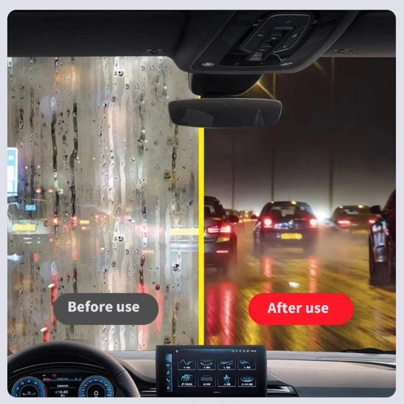 Effective Car Glass Oil Stain Remover 120ml Enhances Visibility & Safe for Car