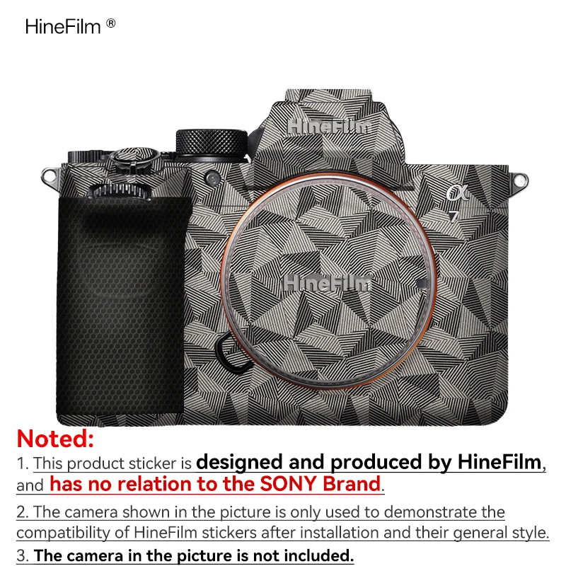 JERXTTON Pellicola protettiva adesiva per fotocamera Sony A7III, A7M3, A7R III, pellicola protettiva antigraffio, decorazione protettiva per A7 III A7R3 (Mamba Black
