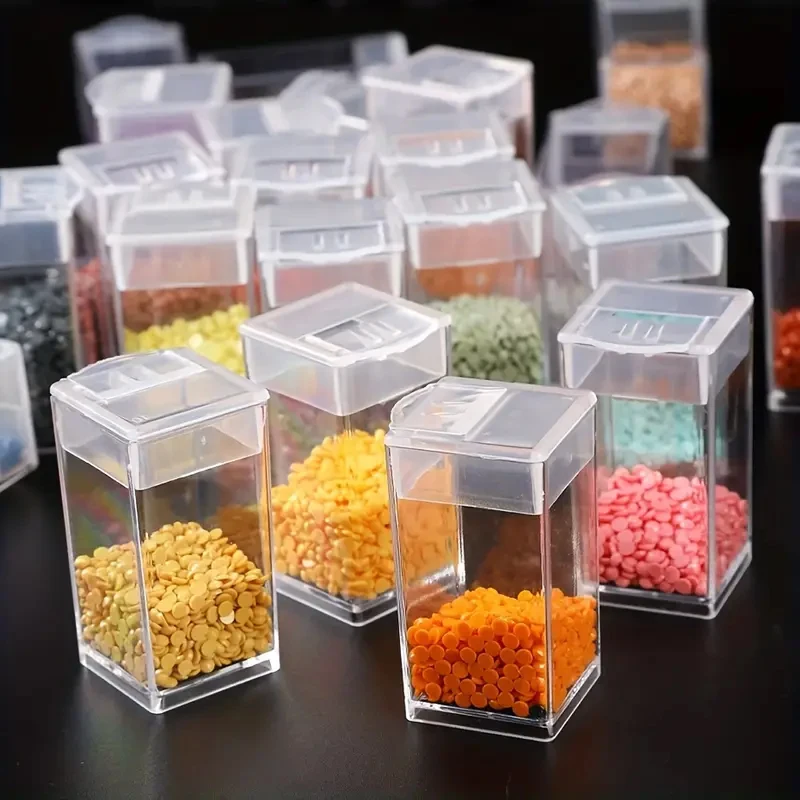 32-Compartment Transparent Storage Box Diamond Painting And Rhinestone Storage Tool storage box