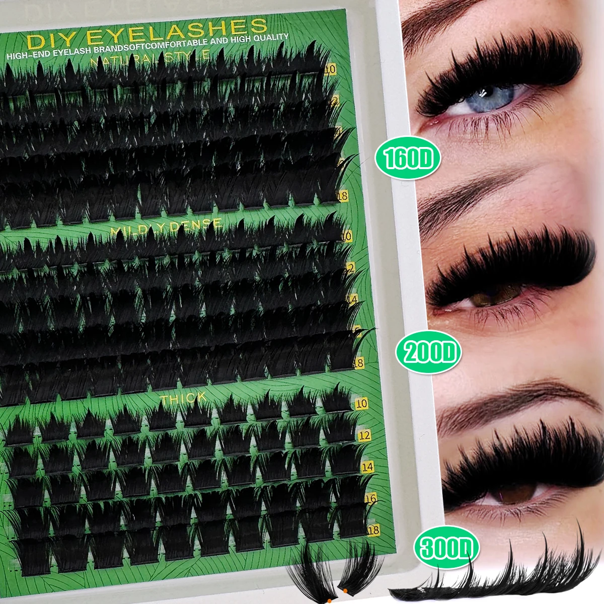 Spikes Lash Cluster - Dramatic Eyelash Extensions
