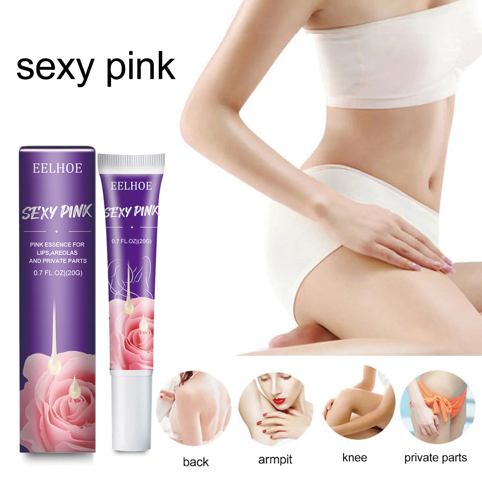 Whitening Cream Body Whitening Cream Private Parts Underarm Bleaching Serum Butt Knee Brighten Inner Thigh Intimate Part Dark Melanin Remove Gel