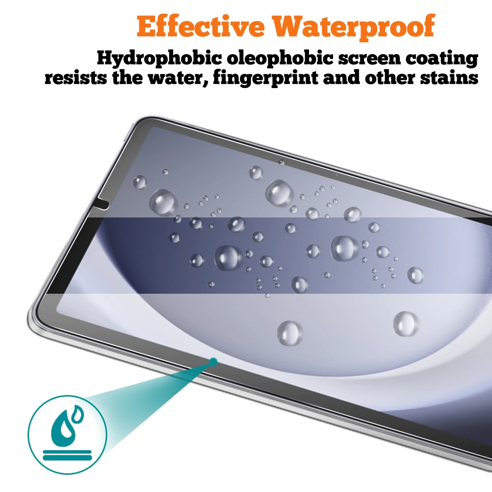 2pack Screen Protector Tempered Glass For Samsung Galaxy Tab S9 Fe 10.9 12.4 Ultra A9 Plus 9H Protective Film 2