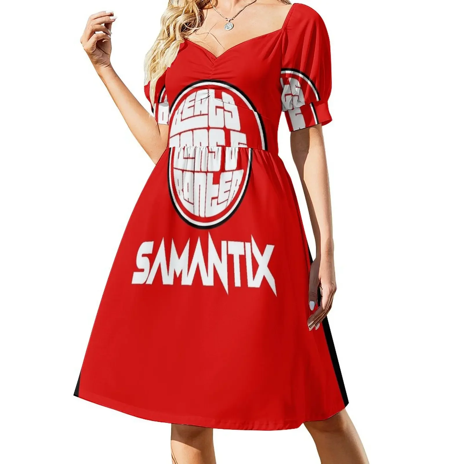 thumbnail image 1 of Bares y bromas - SAMANTIX Vestido sin mangas Vestidos de mujer para ocasiones especiales Vestido de verano Ropa diaria Vestido, 1 of 7