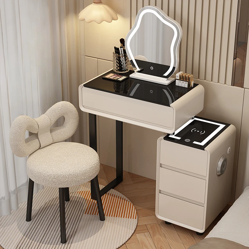 

Modern Minimal Dressing Table Kids Nordic Mobile Mirror Dressing Table Hotel High End Tocador Maquillaje Bedroom Furniture