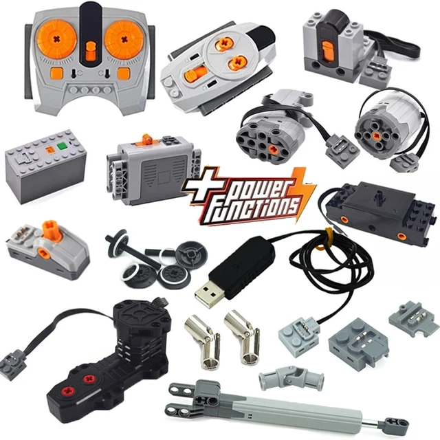 34 Trainlego Technic Servo Motor Set 8293 - Compatible With 8883