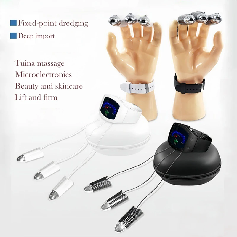 2025 New Face Lifting Full Body Massager Gravitational Diamond Finger Anti-Aging Microcurrent Golden Finger EMS Beauty Machine