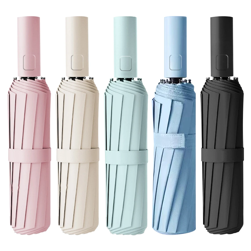 Wind Resistant Umbrella Windproof Umbrella Sun Umbrella 24-Bone Reinforced Men's Business Women's Sunny Anti-UV Sunscreen Umbrella