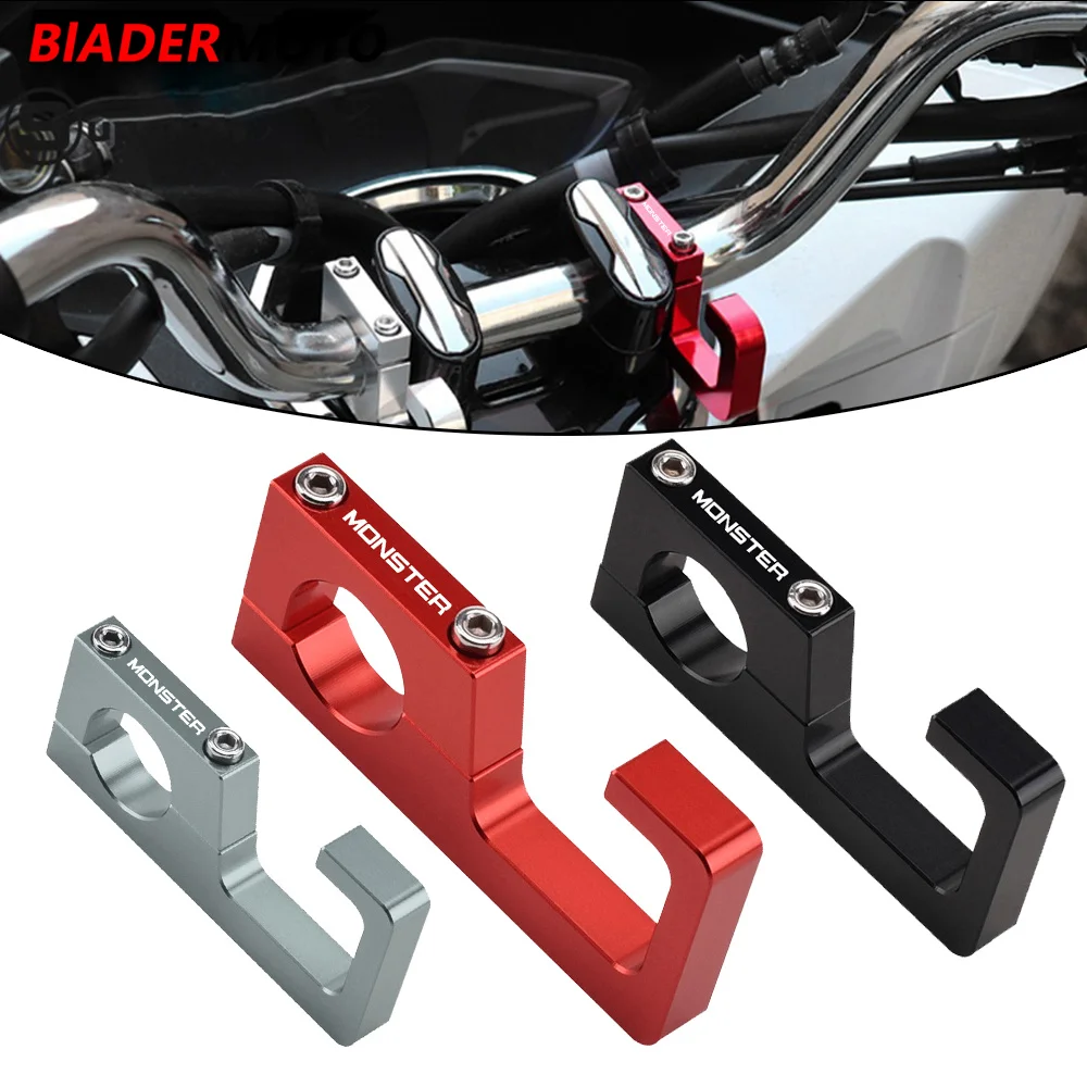 Per Ducati Monster 696 937 821 S2R 800 620 Ie Accessori Per Moto Gancio Per Casco Porta Bagagli Gancio Per Borsa Gancio Per Manubrio