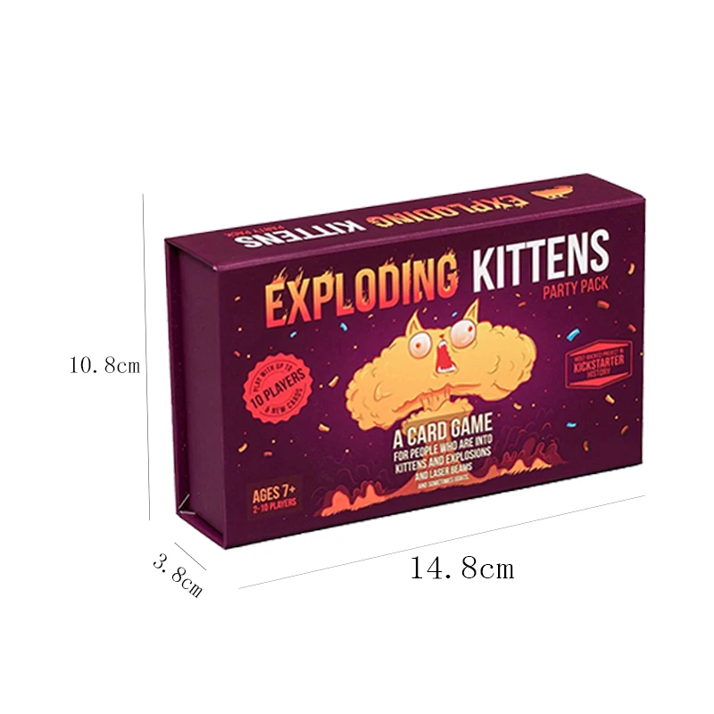 Exploding Kittens Cat Party Set Card Game Simple Family Friendly Party Game Music Cat Card card games