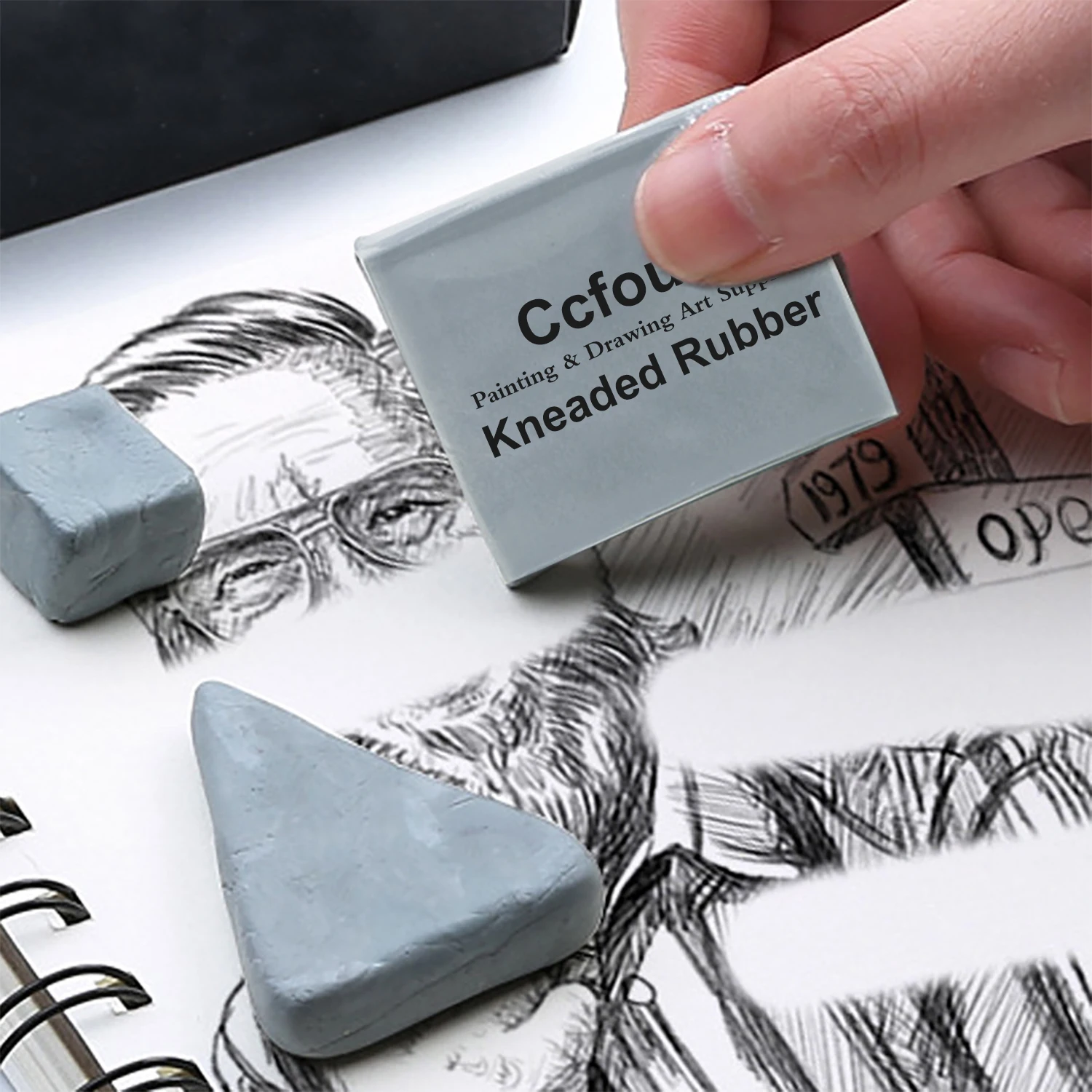 3/6/10/20/36pcs Plasticity Erasers Kneaded Rubber for Blend Highlight Shade Smooth Sketching Drawing for Adults