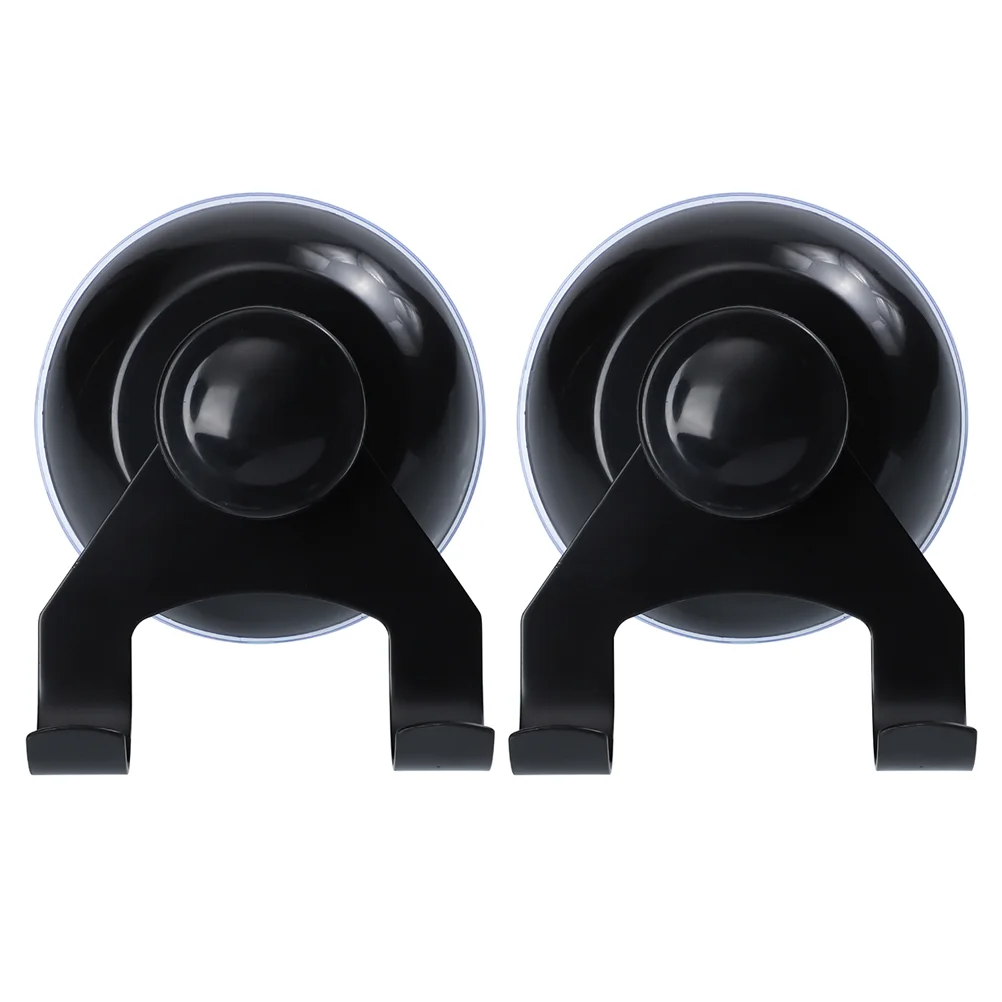 

2 Pcs Vacuum Suction Cup Hook Hooks with for Shower Heavy Plastic Stainless Steel 201 Window Bathroom