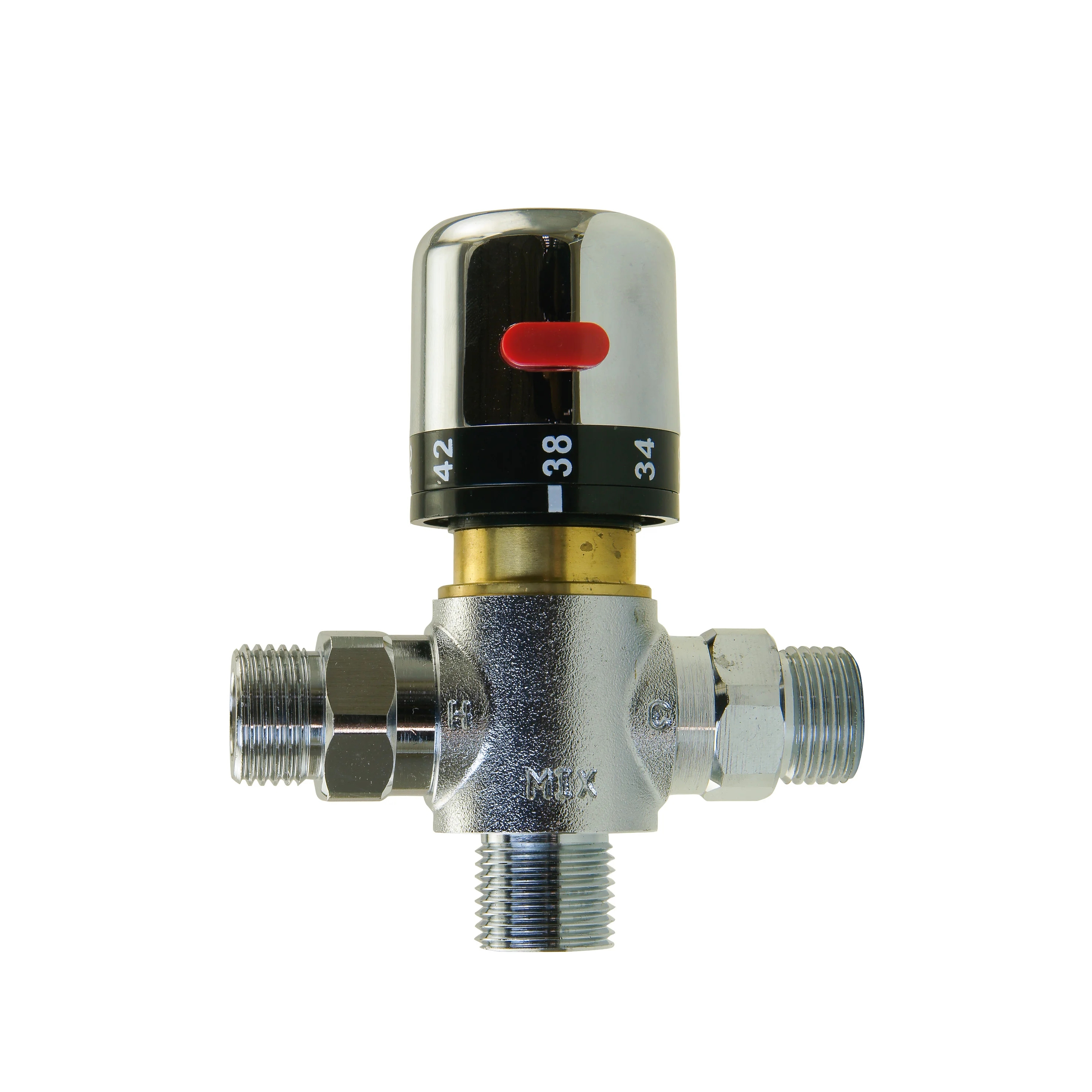 Thermosensitivebrassmixervalve3channelG12interfacesolarwater