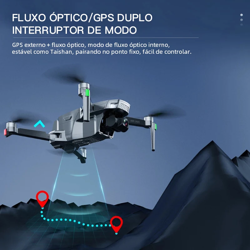 Sg907 max sg907se drone 4k profesional dron com c mera de 3 eixos gimbal brushless 5g wif gps de fluxo ptico rc quadcopter vs sg906