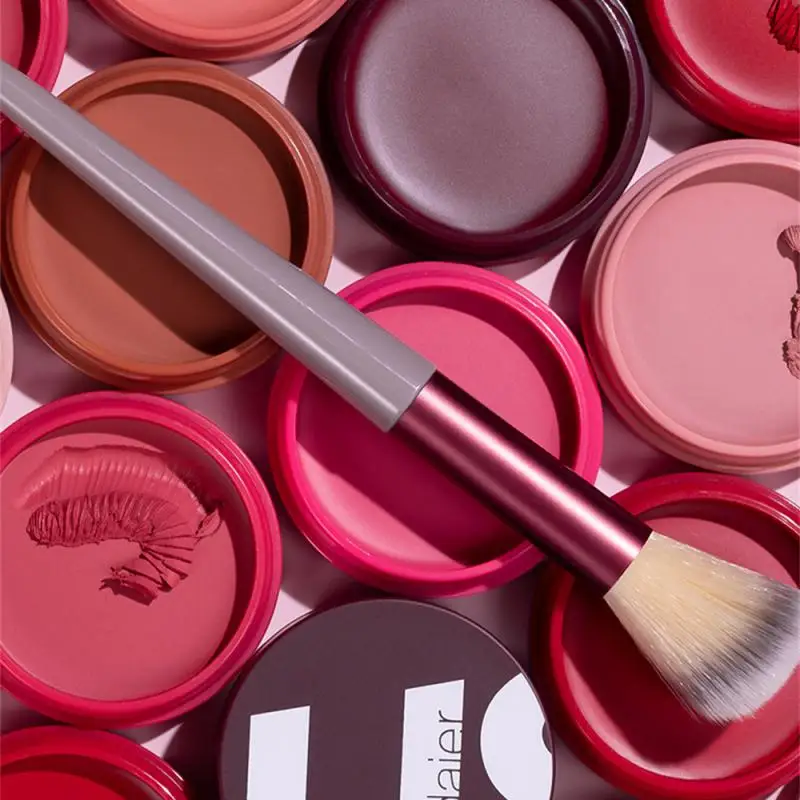 9-color Blush Mud Monochrome Face Blusher Natural Long Lasting Waterproof Rouge Face Contouring Makeup Beauty Cosmetics Pudaier