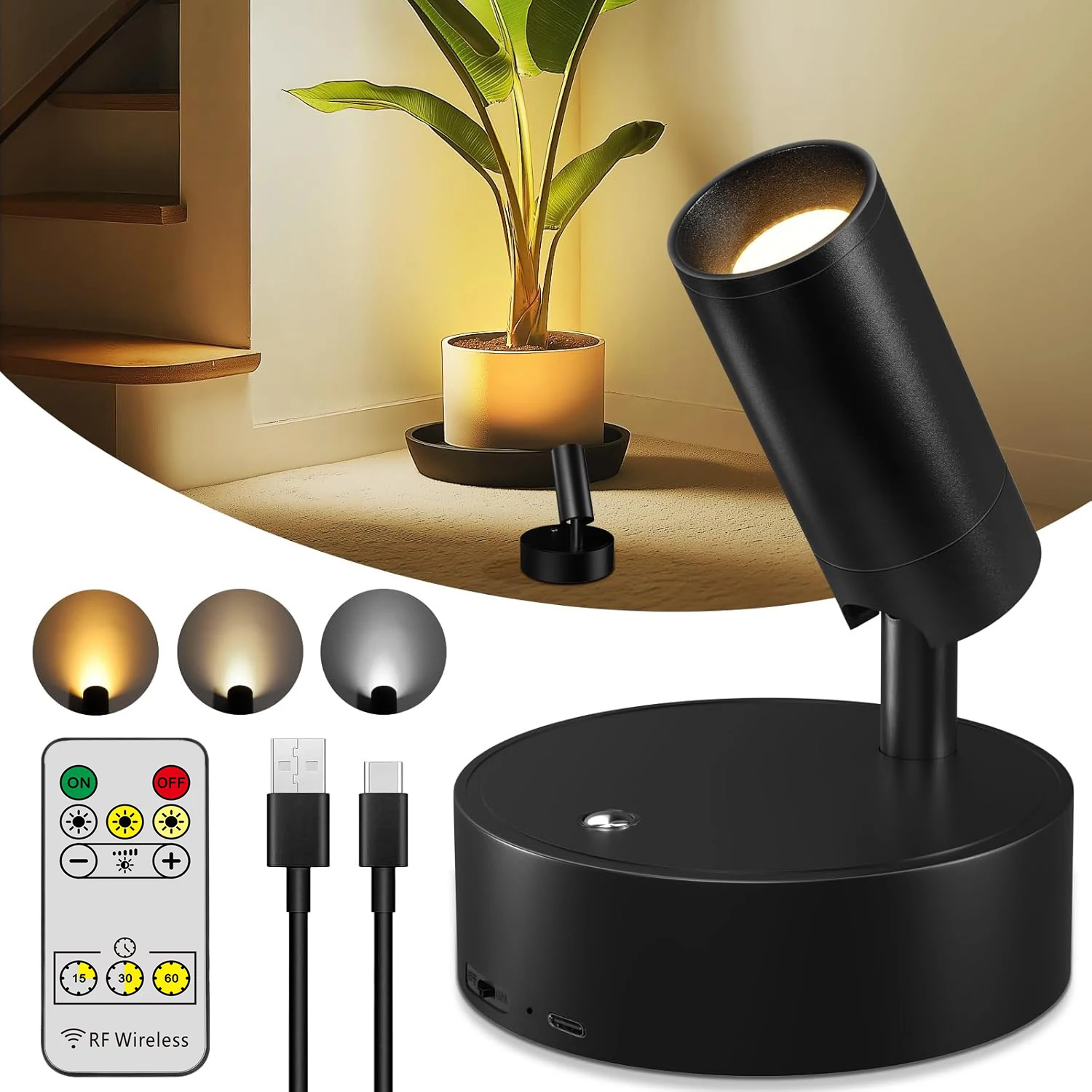 Recharge LED Wall Lamp 2000mah Magnetic attraction Walll Sconces Light For Living Room Bedroom Bedside Decor Lighting